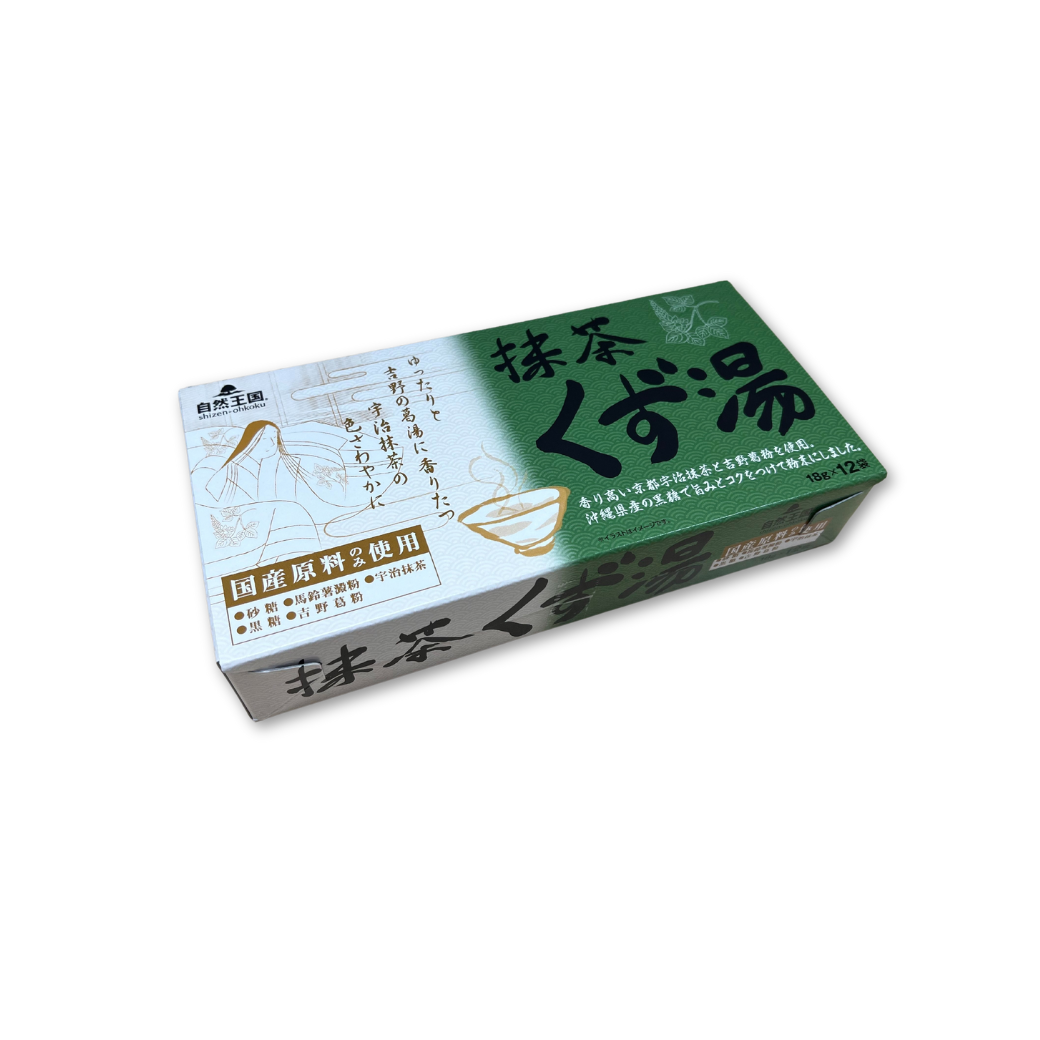 自然王国 抹茶くず湯 18g×12袋