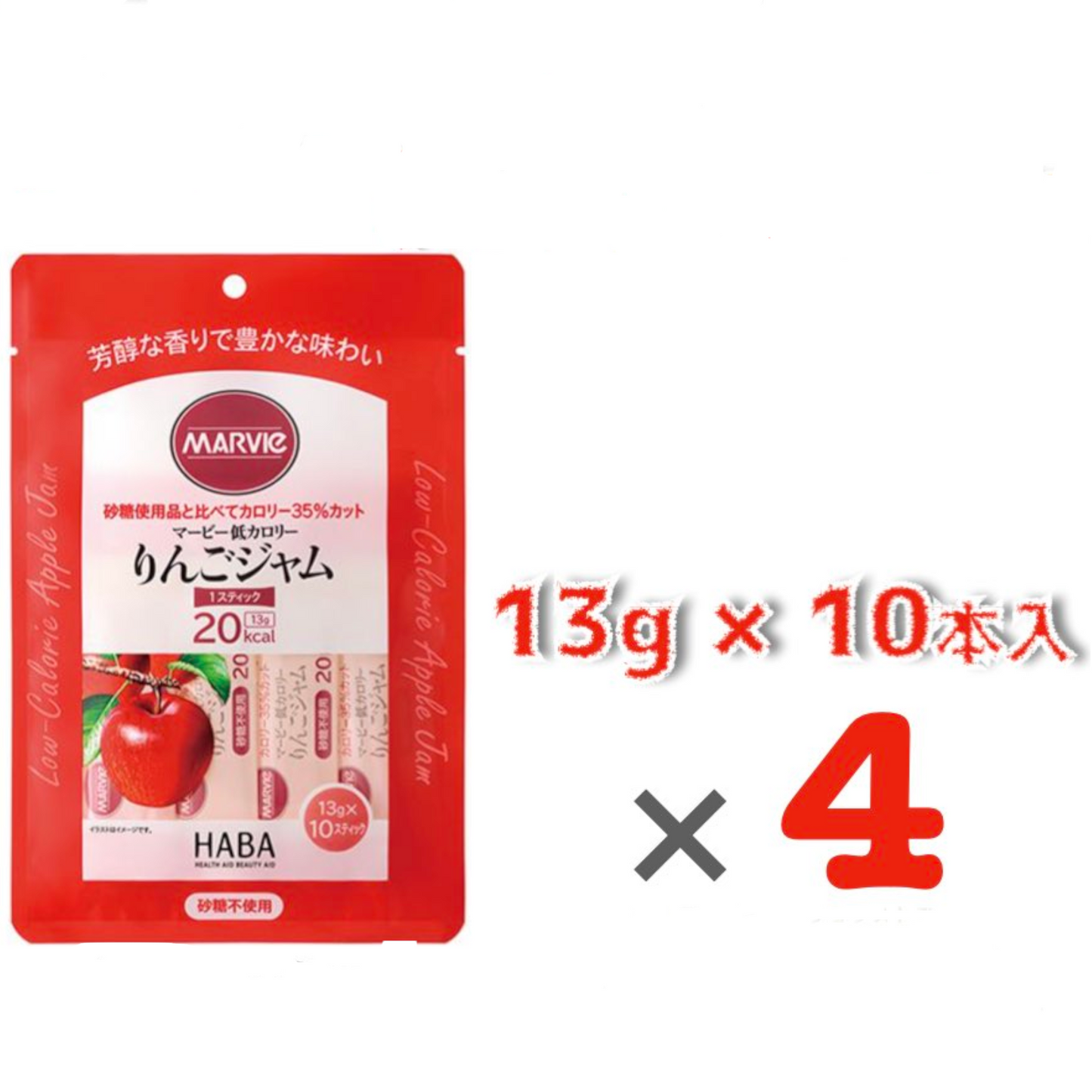 マービー 低カロリージャム りんごジャム　40食